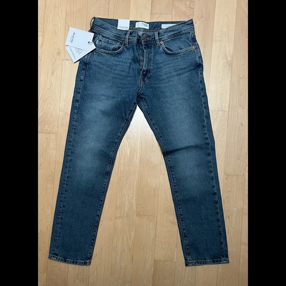 Selected Homme slim fit jeans in mid wash - Picture 1 of 6